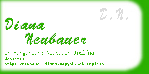 diana neubauer business card